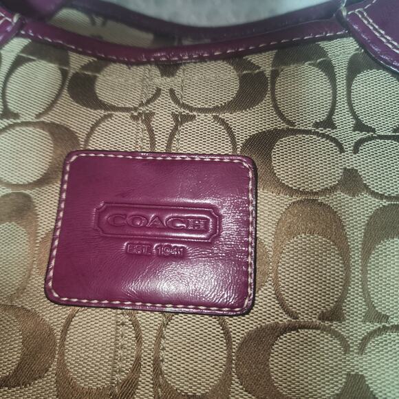 COACH EUC SIGNATURE BLEECKER TOTE BAG - Picture 7 of 7